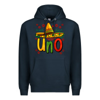 Navy uno my first mexican birthday Premium Hoodie - Jasminsmagicworld
