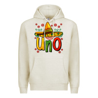 Oatmeal Heather uno my first mexican birthday Premium Hoodie - Jasminsmagicworld