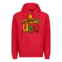 Red uno my first mexican birthday Premium Hoodie - Jasminsmagicworld