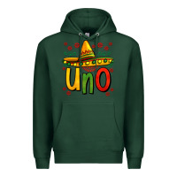 Sports Green uno my first mexican birthday Premium Hoodie - Jasminsmagicworld