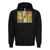 Black fruit plate Zipper Hoodie - Jasminsmagicworld