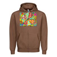 Chestnut fruit plate Zipper Hoodie - Jasminsmagicworld