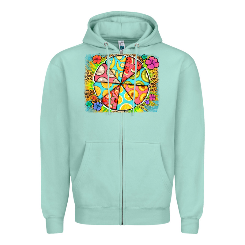 Fruit Plate Zipper Hoodie by Jasminsmagicworld | Teevron