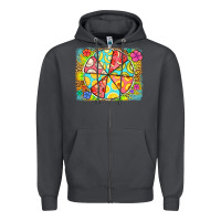 Smoke fruit plate Zipper Hoodie - Jasminsmagicworld