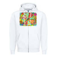 White fruit plate Zipper Hoodie - Jasminsmagicworld
