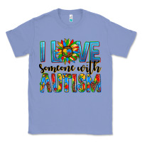 Colony Blue ı love someone with autism Classic Tee - AdoDesignShop
