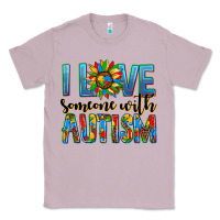 Lilac ı love someone with autism Classic Tee - AdoDesignShop