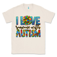 Natural ı love someone with autism Classic Tee - AdoDesignShop