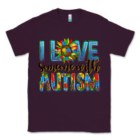 Plum ı love someone with autism Classic Tee - AdoDesignShop