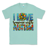 Seafoam ı love someone with autism Classic Tee - AdoDesignShop