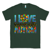 Sports Green ı love someone with autism Classic Tee - AdoDesignShop