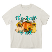 Cream it's fall y'all Heavy Core Tee - Artiststas