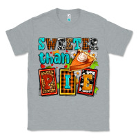 Heather Grey sweeter than pie with pumpkin pie Classic Tee - AdoDesignShop