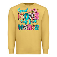 Antique Gold good moms say bad words Premium Sweatshirt - MaliasSmallBusiness