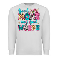 Dove Grey good moms say bad words Premium Sweatshirt - MaliasSmallBusiness