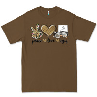 Cacao peace love eyes Premium Tee - MaliasSmallBusiness