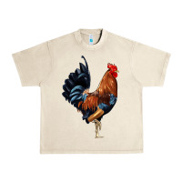 Sandshell cockerel Urban Heavy Tee - JahusDesignShop