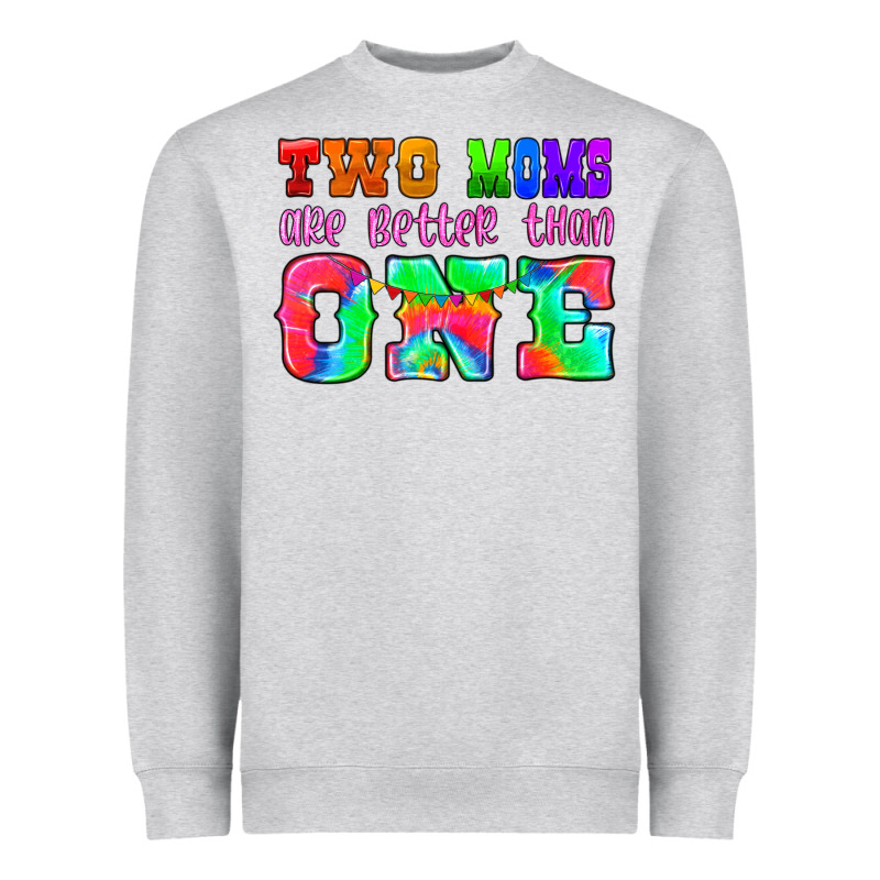 Two Moms Are Better Than One Heavyweight Sweatshirt by HRA Design Shop | Teevron