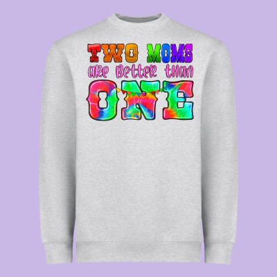 Two Moms Are Better Than One Heavyweight Sweatshirt Designed By Hra Design Shop