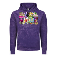 Cloud Purple boss babe coffee cups Vintage Hoodie - Zillion Design Studio