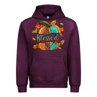 Mauve Wine Blessed pumpkin Urban Hoodie - NancyCooperArtShop
