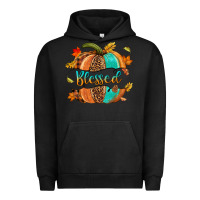 Pigment Black Blessed pumpkin Urban Hoodie - NancyCooperArtShop