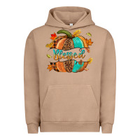 Pigment Burro Blessed pumpkin Urban Hoodie - NancyCooperArtShop