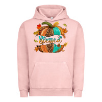 Pigment Salmon Blessed pumpkin Urban Hoodie - NancyCooperArtShop