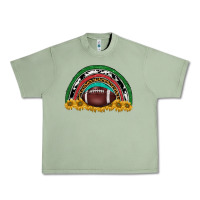 Oil Green merry christmas sunflower rainbow Urban Heavy Tee - BarkalooDesign