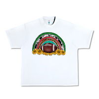 White merry christmas sunflower rainbow Urban Heavy Tee - BarkalooDesign
