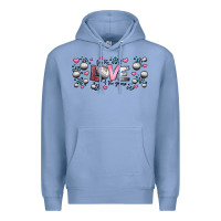 Colony Blue for the love of the game  volleyball Premium Hoodie - Jasminsmagicworld