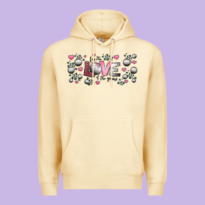 For The Love Of The Game  Volleyball Premium Hoodie Designed By Jasminsmagicworld
