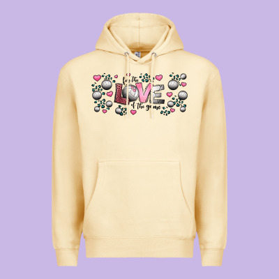 For The Love Of The Game  Volleyball Premium Hoodie Designed By Jasminsmagicworld
