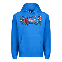 True Royal for the love of the game  volleyball Premium Hoodie - Jasminsmagicworld