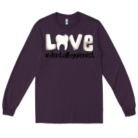 Plum love dental hygienist Long Sleeve Tee - AdoDesignShop