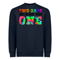 Navy two dads are better than one Heavyweight Sweatshirt - HRA Design Shop