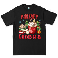 Black merry booksmas Premium Tee - MaliasSmallBusiness