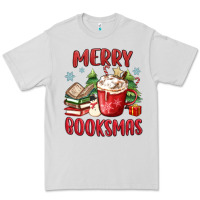 Dove Grey merry booksmas Premium Tee - MaliasSmallBusiness
