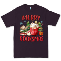 Plum merry booksmas Premium Tee - MaliasSmallBusiness