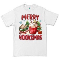 White merry booksmas Premium Tee - MaliasSmallBusiness