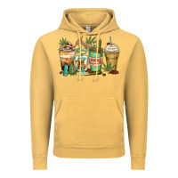 Vintage Mustard highly caffeinated coffee cups Vintage Hoodie - Zillion Design Studio
