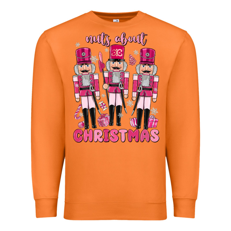 Nuts About  Christmas Premium Sweatshirt by MaliasSmallBusiness | Teevron