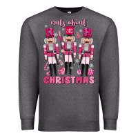 Charcoal Heather nuts about  christmas Premium Sweatshirt - MaliasSmallBusiness