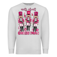 Dove Grey nuts about  christmas Premium Sweatshirt - MaliasSmallBusiness
