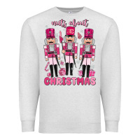 Oatmeal Heather nuts about  christmas Premium Sweatshirt - MaliasSmallBusiness