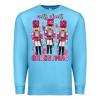 Ocean Blue nuts about  christmas Premium Sweatshirt - MaliasSmallBusiness