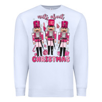 White nuts about  christmas Premium Sweatshirt - MaliasSmallBusiness