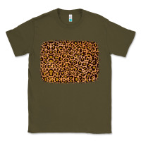 Army Green leopard glitter background Classic Tee - JahusDesignShop