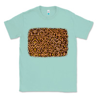 Seafoam leopard glitter background Classic Tee - JahusDesignShop