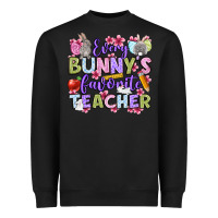 Black Easter Day Every bunny's favorite Teacher Heavyweight Sweatshirt - OliviaCreatesArt